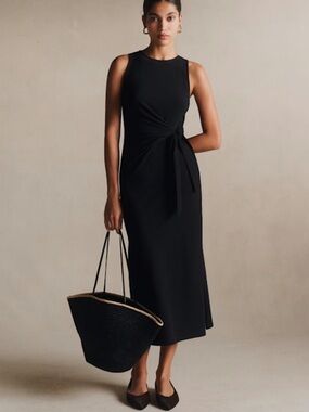 NWT SEZANE PIPPAÉ DRESS BLACK